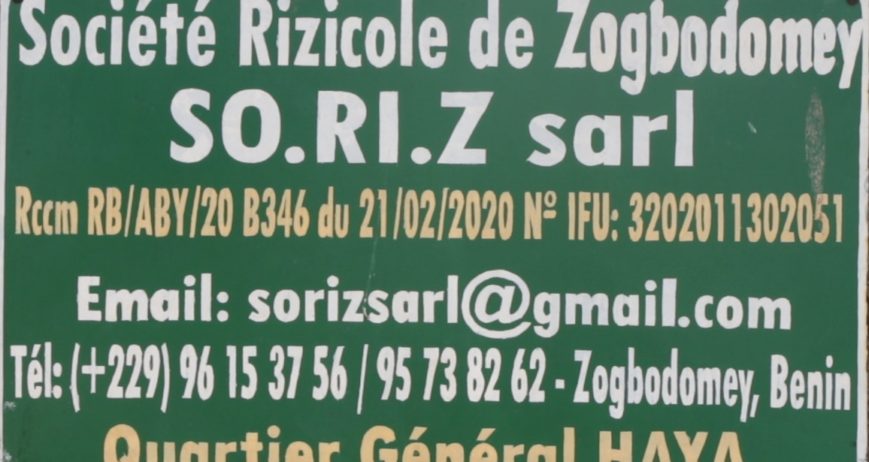 SORIZ, l’ambassadrice du riz local béninois de qualité